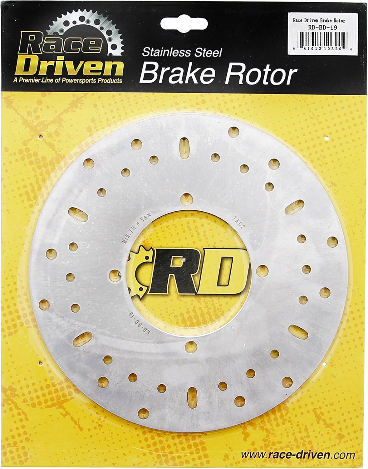 Front and Rear Brake Rotors Discs x3 P3506