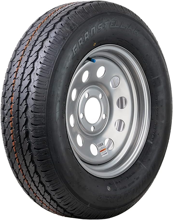 4 Tire Mounted Trailer Wheel ST205/75R15 B13404