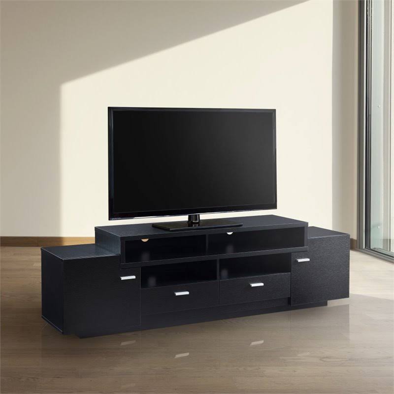 72x22 Black TV Stand R22432