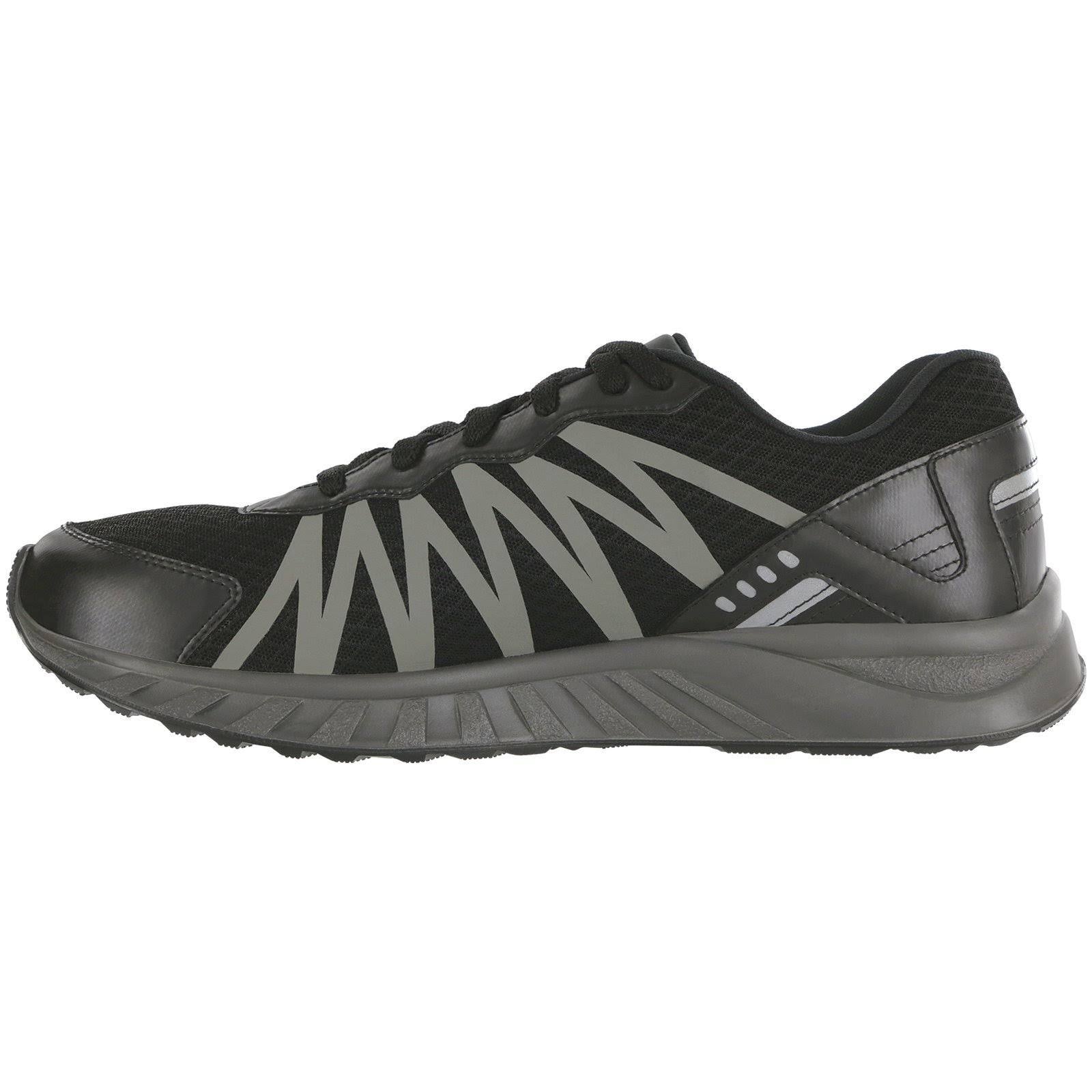 Men's Pursuit Black 11 Double Wide Shoes W83385