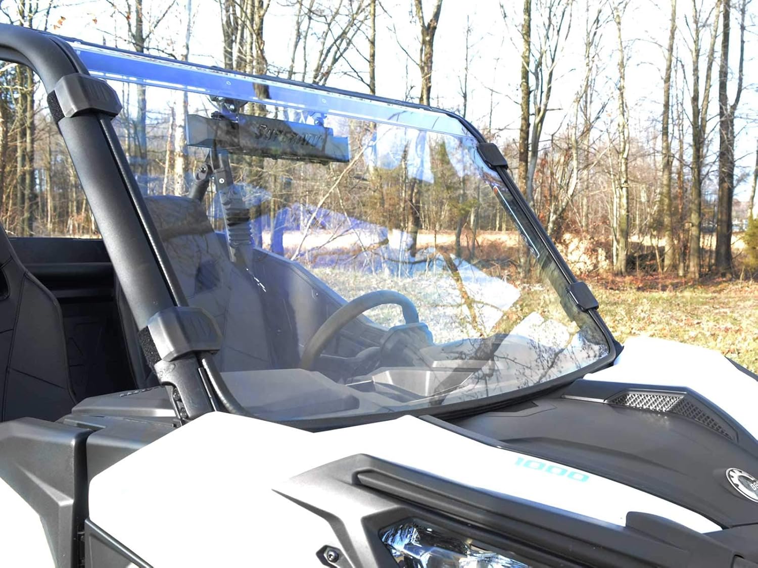 Heavy-Duty Full Windshield, 1/4 Thick Clear Polycarbonate E8009