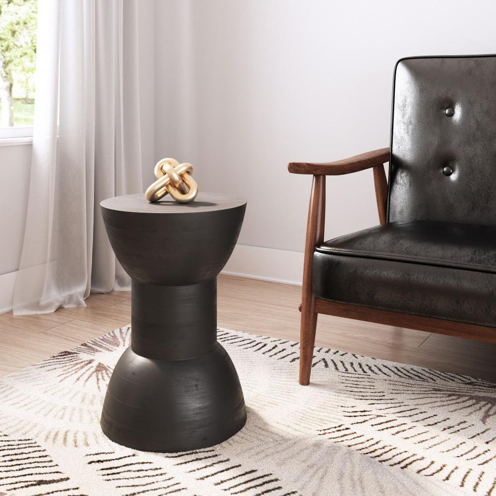 Matte Black Table Stool T111