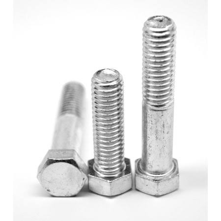 3/8 inch-16 x 4 inch Coarse Thread Grade 2 Hex Cap Screw Low Carbon Steel Zinc Plated Pk 250 Y8148