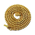 10K Yellow Gold Miami Cuban Link Chain Necklace H21669