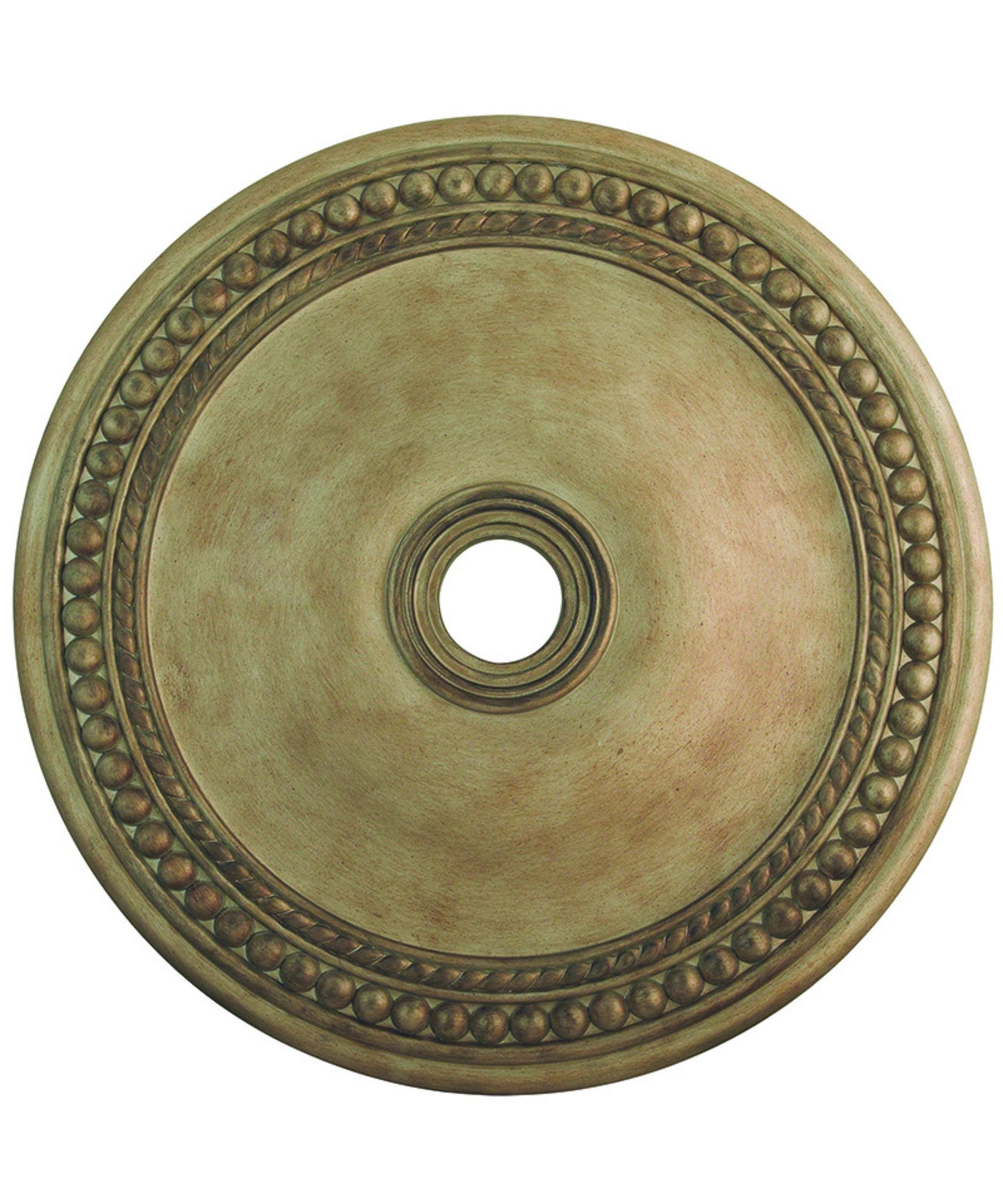 Antique Silver Ceiling Medallion D3042