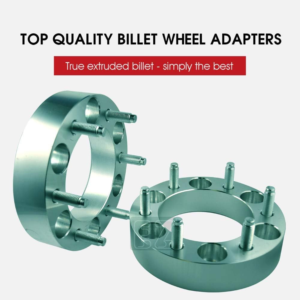 2 Wheel Adapters 6x5.5 to 6x5.5 Thickness 2.5 inch 78mm Bore D548875