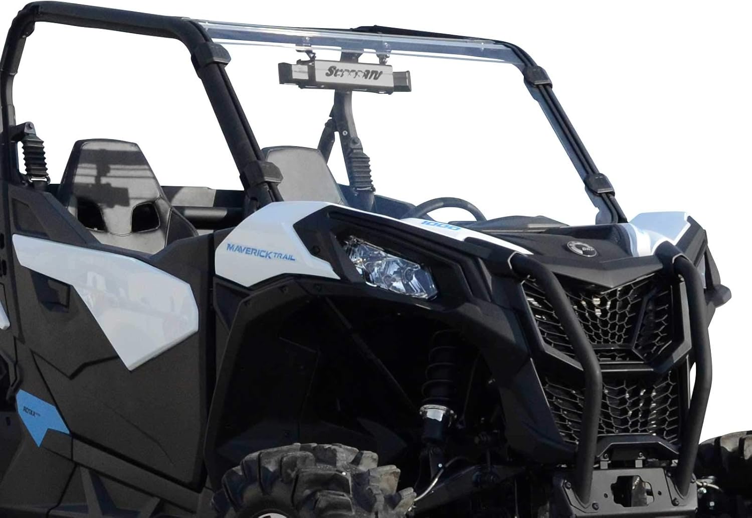 Heavy-Duty Full Windshield, 1/4 Thick Clear Polycarbonate E8009