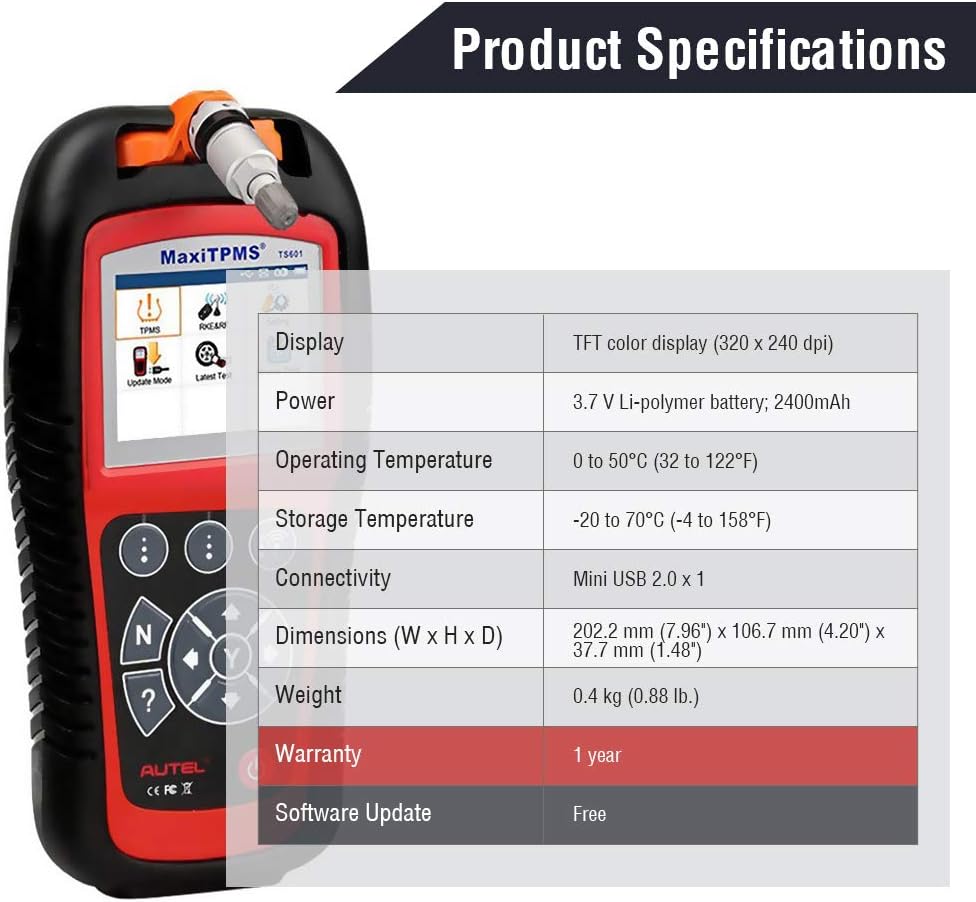 TPMS Service Programming Tool with OBD II Function V71403