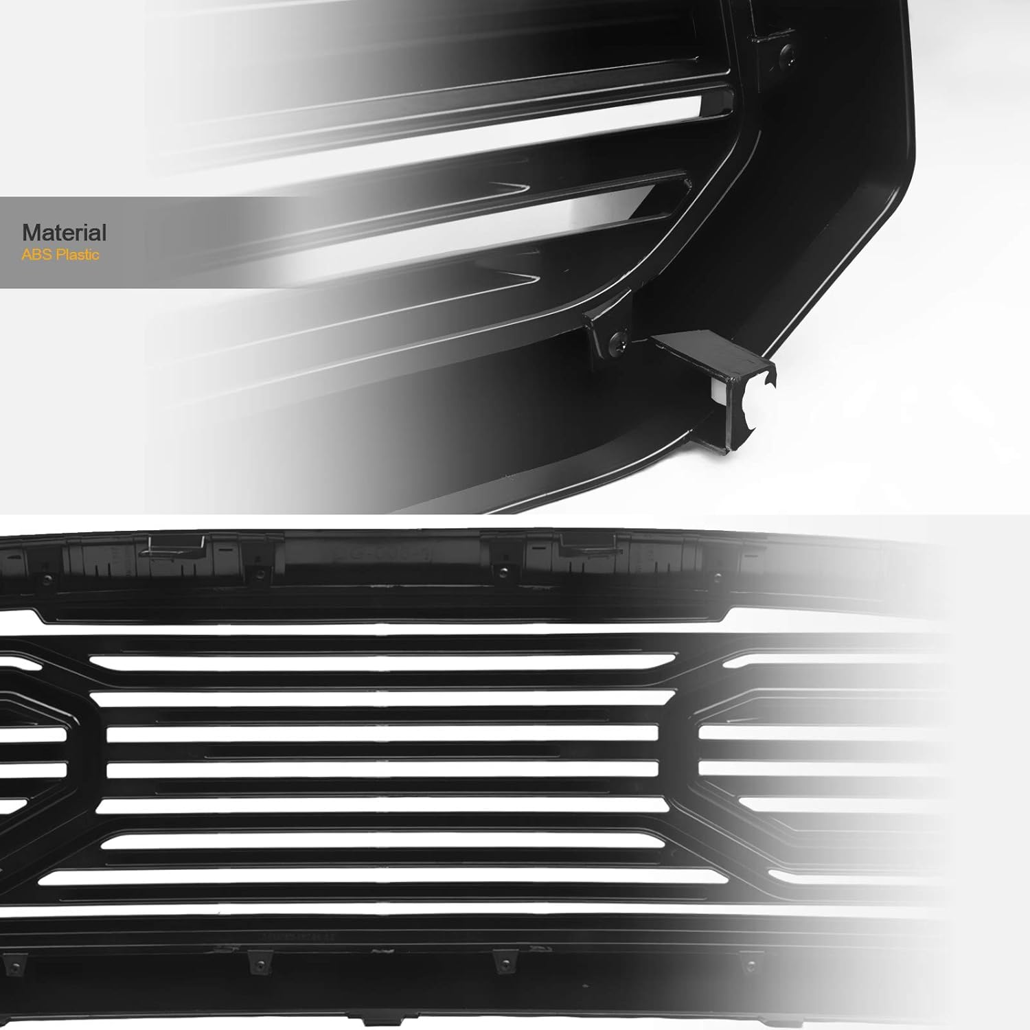 Matte Black Front Hood Bumper Grille for Ram 1500 N399