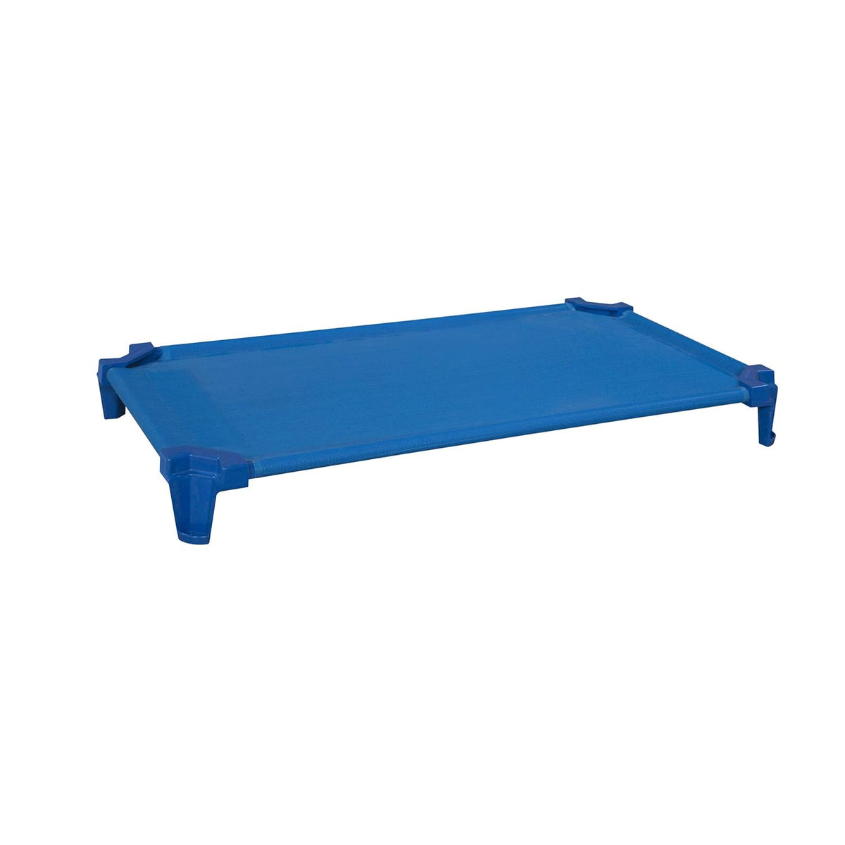 Blue Stackable Toddler Cots with Sheets, Set of 6 G456440