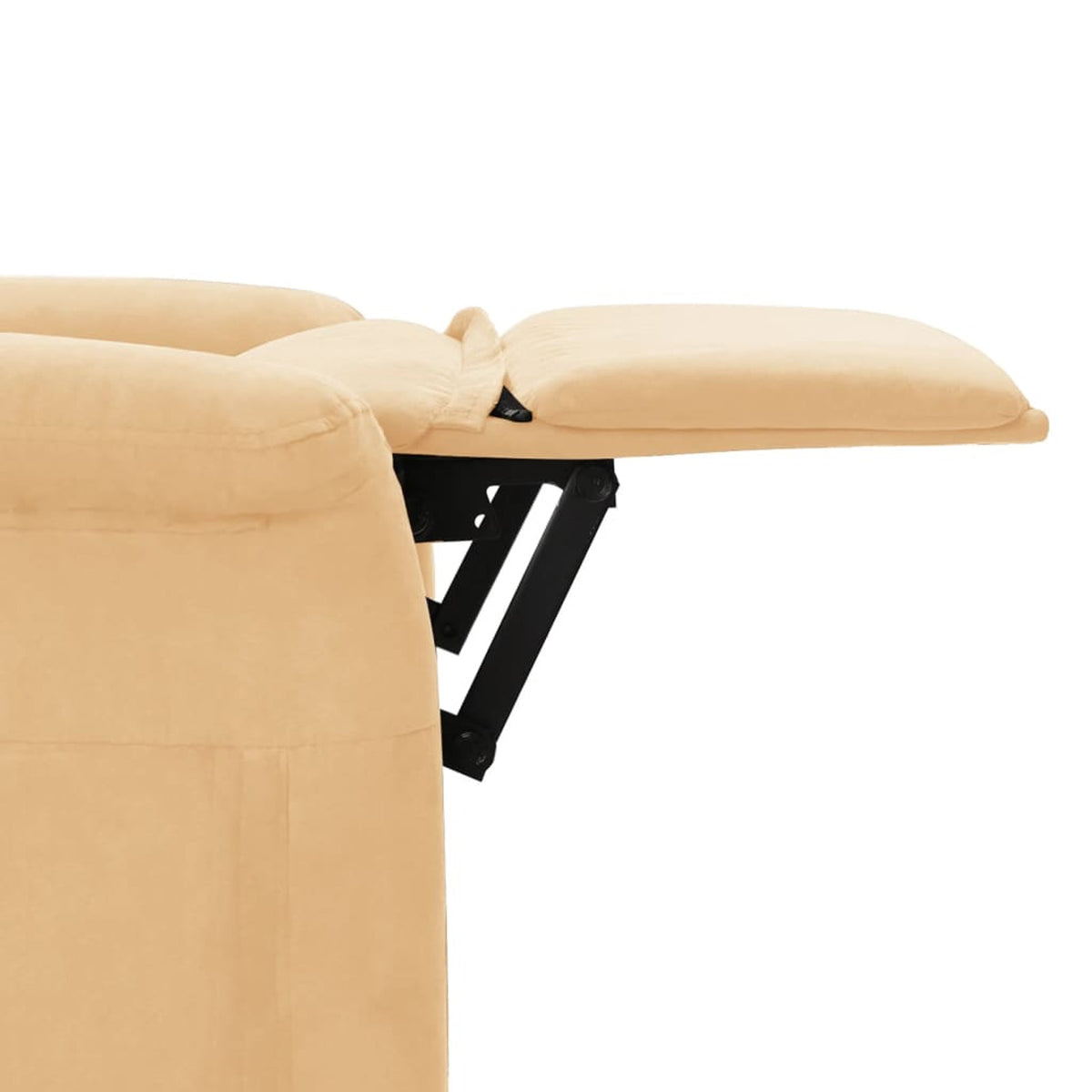 Electric Massage Recliner with Adjustable Footrest and Side Pocket, Faux Leather Sofa Chair H81927